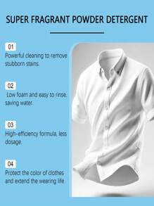 洗衣粉清洁剂家用衣物清洁去污渍污垢异味持久留香清洁衣物护理（新旧款随机发货）