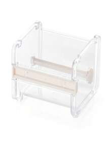 1 Piece. Clear Acrylic Paper Tape Dispenser. Clear PP Material, Perfect For DIY, Model Making And Handmade Tools - Perfect For Craftsmen And DIY Enthusiasts - Multicolor - View 11