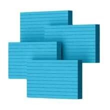 Pink Index Cards 3x5, 200 PCS 3x5 Index Cards Flashcards, Heavyweight Note Cards 3x5 Flash Cards Single-Sided 3x5 Study Card, Ruled 3 X 5 Index Cards Ruled Index Notecard For School Office Home,School Supplies,Back To School - Multicolor - View 10