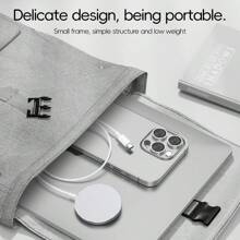 20W PD 墙式充电器，带磁吸式无线充电套装，支持快速充电，兼容 17 Pro Max/17 Pro/17 Air/16/15/14/13/12/11/XS/XR/8/7/6 系列 - 美規A型插(110-127V) - 查看 6