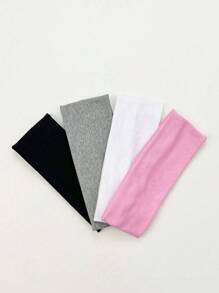 Set de 1/2 piezas Diadema de tela con estilo de moda para mujer, uso múltiple para uso diario, carnaval, Mardi Gras, diadema de gimnasio, turbante, diadema deportiva