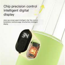 Akane 便携式 16 刀片个人搅拌机，低噪音电动自动榨汁机，带隐藏式盖子 - 彩色 - 查看 11