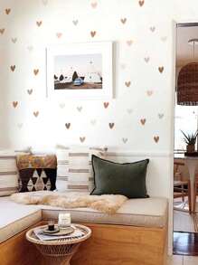 72 件/36 件可爱墙贴，适用于儿童房、婴儿房、墙壁装饰、DIY 艺术贴花、可爱女孩男孩卧室墙壁壁画、自粘乙烯基壁纸、防水可移除、贴纸、墙贴、乙烯基贴花，适用于家居装饰、春季装饰品，让您的家焕然一新、拉玛装饰贴纸