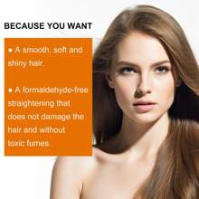 SUMIFANG 12周专业居家直发护理，蕴含摩洛哥有机阿甘油、乳木果油和角蛋白。打造柔顺亮泽的直发，适合所有发质。