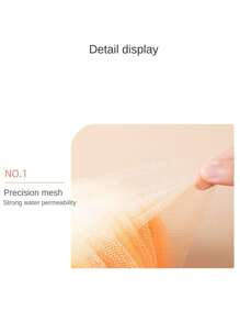 2pcs Bath Loofah Ball, Soft Scrubbing Shower Puff, 2-In-1 Bathing Sponge - Multicolor - View 8