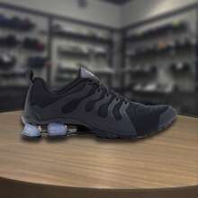 Pirma Men's Tennis Shoes 4028 Powermax - 黑色 - 查看 1