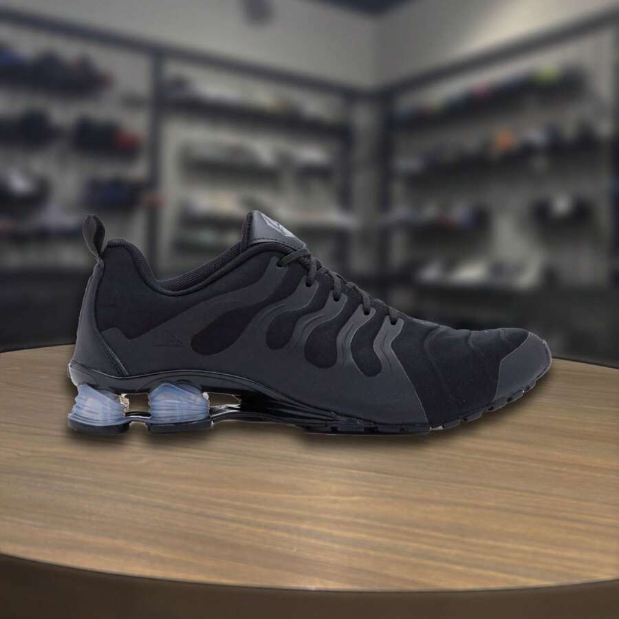 Pirma Men's Tennis Shoes 4028 Powermax - 黑色 - 查看 1