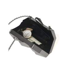 Bolsa de festa clutch Metal feminina casamento Formatura alça corrente transversal Carteira De Mão