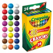 24ct Kids Crayons Back To School