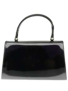 Girly Handbags Women's Patent Clutch Bag Small Hard Case Evening Handbag - Black - View 5
