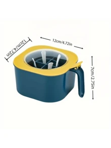 4 In 1 Large Capacity Seasoning Box Set With Lid And Spoon - Durable ABS Material, Perfect For Home Kitchen Organization, Salt Shaker, Combination - Multicolor - View 3