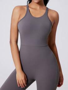MASKERT Spring And Summer Women's Jumpsuit, Women's Jumpsuit, Women's Sportswear, Fitness Clothes, Yoga Clothes, High Elasticity, Skin Friendly, Comfortable, Breathable, Home Leisure
