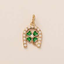 18K Gold Plated Charm Pendants For DIY Necklace & Bracelet, Copper, Lucky Symbols, Fashion Jewelry