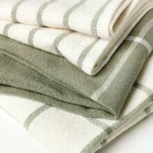 3pk Kitchen Towels Sage Green - Figmint™