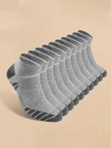 5 或 10 双/包男士防臭吸汗低帮袜子，舒适透气袜子，适合日常和户外穿着，适合所有季节