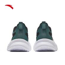Anta Zapatillas de running ligeras y transpirables en color negro para hombres, nuevo modelo de verano 2025 con absorción de impactos, antideslizante y suela
