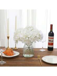 1/5/10PCS Artificial Flowers-Hydrangea Macrophylla, Silk Hydrangea Macrophylla, Fake Plants, Home, Dining Room, Living Room, Outdoor Garden Decoration,The Art Of Inserting Flowers, Photography Props, Autumn, Spring, Vase, Flower Wall, Flower Wreath, Bridal Bouquet, Wedding Decoration, DIY Flower Wreath Materials, Birthday Party Decoration Materials, Home Decoration Accessories, Valentine's Day.