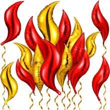 1 Conjunto Balão em Forma de S de Chama, Decorações para Festa de Aniversário/Bombeiro