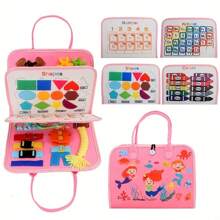 Busy Board Montessori Toys For Girls & Boys Gifts, Sensory Toys,Educational Travel Toys, Preschool Activities For Learning Fine Motor Skills, Toddler Board Ages Educational Toys,Busy Board Montessori,Fine Motor,Fine Motor Skills