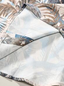 Men's Geometric Print Short Sleeve Casual Shirt, Spring/Summer - Multicolor - View 6