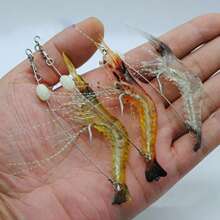 7cm Luminous Bionic Shrimp Soft Lure For Sea Fishing, Suitable For Bass, Carp And Other Fish - Multicolor - View 1