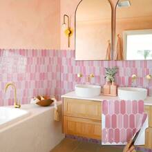 4/10/20 piezas Pegatinas de pared creativas 3D de mosaico de plumas - Resistentes al aceite y a la humedad, autoadhesivas, para azulejos de cocina y baño - Apropiadas para salpicaderos, renovación de paredes, decoración de paredes de baño y decoración de comedores