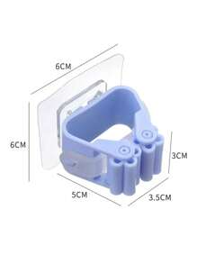3 szt., uchwyt na mopy, bezśladowy klips do mopów, bezpłatny dziurkacz, uchwyt na miotłę, klips do mopów, łazienka, wieszak ścienny do łazienki