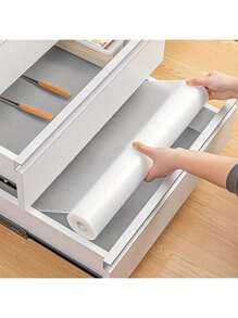 1 Roll Daisy Shelf Liner For Kitchen Cabinets,Non-Adhesive Drawer Liner,Non-Slip Refrigerator Liner,EVA Waterproof Fridge Pad Cupboard Mat Easy Placemats.