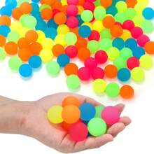 100 个有趣的弹力球，25 毫米橡胶混合超级弹力球，散装混合高弹力球，多色派对礼物，适合游戏、生日 - 彩色 - 查看 10