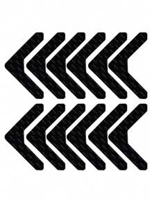 4/8/12 件装地毯胶带，聚氨酯可洗防滑可重复使用地毯夹 - 黑色 - 查看 9