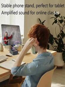 360° Adjustable Folding Phone/Tablet Stand + Power Bank + Atmosphere Light Multi-Function Wireless Bluetooth Speaker - A Must-Have Gadget For Slouchy People - Multicolor - View 8