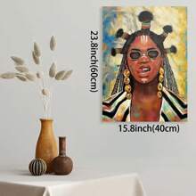 Framed 1pc Canvas Poster Beyonce Black Is King Beyonce Canvas Art Beyonce Canvas Wall Art Poster - 框架 - 查看 3