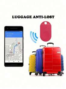 Etichetă de bagaj Bluetooth anti-pierdere, folosește această alarmă de pierdere a bagajelor pentru a te asigura că bagajul tău nu se va pierde niciodată. Este un accesoriu de călătorie indispensabil și esențial. Poți verifica locația bagajului tău în orice moment. Potrivit pentru prevenirea pierderii animalelor de companie. Previne pierderea bagajelor, genților, cheilor, dispozitiv Bluetooth anti-pierdere, localizator... (Fără baterie) Geantă pentru școală Accesorii școlare Lucruri școlare