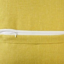 almohada decorativas de lino decoración del hogar de primavera e invierno con botón/cierre clásico, funda de cojín cuadrada de granja, decoración neutra para sofá