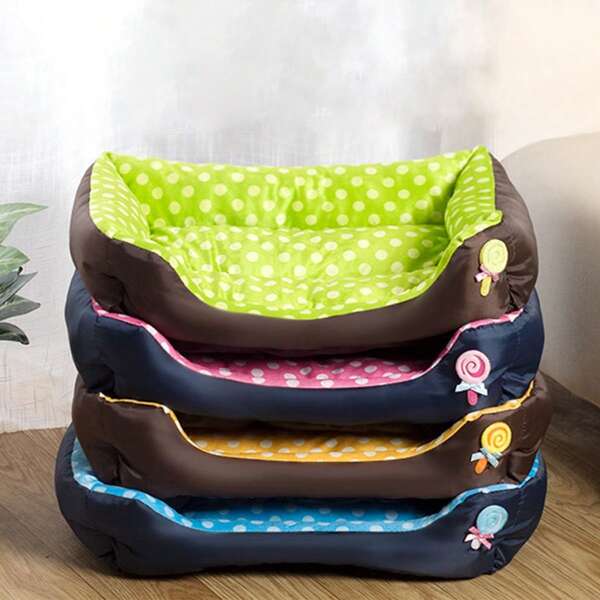 1 pieza Cama versátil para mascotas, Nido suave y cómodo para mascotas, Cama para perros/gatos de tela Oxford impermeable adecuada para mascotas pequeñas y medianas, para todas las estaciones