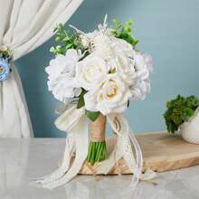 Wedding Bouquet Artificial Bridal Flower Bouquets Wedding Photo Booth Props Wedding Decorations