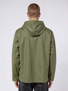 Nike Woven Pullover Field Jacket - Oil Green/white - View 2