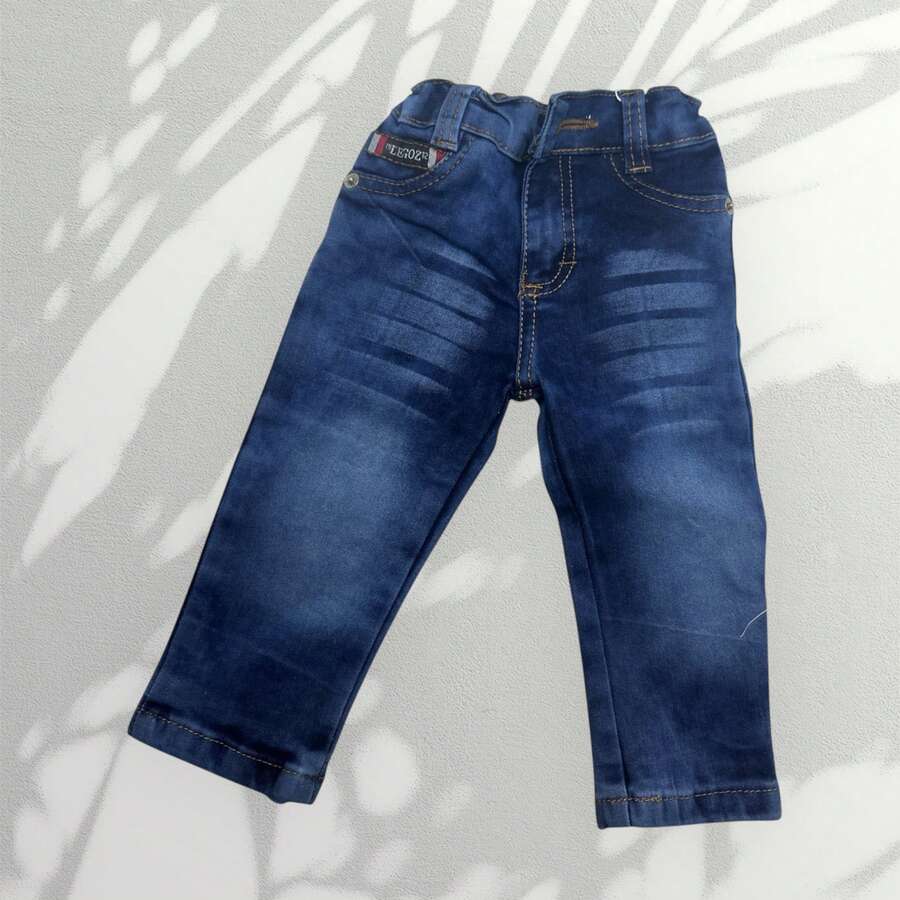 Pantalón de mezclilla para niño - Azul - Ver 1