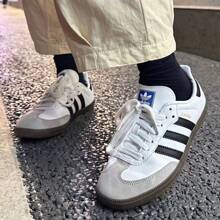 Adidas Originals SAMBA OG 男女通用休闲低帮运动鞋，时尚运动鞋，款式：B75806 - 白色 - 查看 2