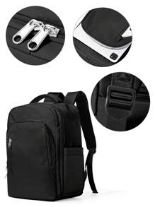 Large Capacity Nylon Carry On Backpack Laptop Travel Backpack, Durable Lightweight Easy To Care Short Trips-Stylish Men Functional Backpack For Business With Comfortable Shoulder Straps For Men Women Students Presents For Men Random Big Bag - Multicolor - View 9