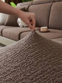 1 件可拉伸沙发垫套，四季皆宜，温暖舒适，防滑防水，时尚沙发保护套，适用于 L 型沙发 1/2/3/4 座，家居装饰，宠物友好型