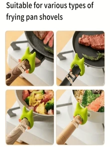 Support à ustensiles de cuisine en silicone résistant à la chaleur. Porte-cuillère, spatule, louche, pinces, baguettes. Design à plusieurs fentes pour ranger les ustensiles de cuisine sur le plan de travail ou la cuisinière. Accessoire de cuisine pratique, facile à nettoyer et qui permet de garder la cuisine propre et organisée
