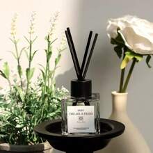 1pc Premium Floral Scented Reed Diffuser For Home Hotel Indoor Lasting Air Freshener, Deodorizer For Bedroom Bathroom