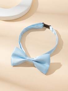 1 chiếc Cà Vạt Nơ 2 Lớp Màu Trơn Unisex Cho Trẻ Em Có Nút Trang Trí, Để Biểu Diễn Hoặc Mặc Thường Ngày - Nhiều màu - Xem 25