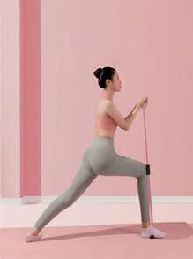 1 pezzo Esercitatore multifunzionale a forma di 8 per donne, fasce di resistenza per allenamento a casa, yoga, stretching spalle, perdita peso, modellatura del corpo, accessori palestra per vita e addome