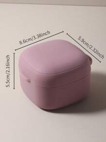 1pc Silicone Personalized Customization Name Baby Percifier Holder Storage Pacifier Container Box Baby Gift, Multi-Functional, Ornamental, Letter, Stylish, Modern, Colorful, Cute, Adorable, Casual, Custom, Personalized, Unique, Customized, Baby Gifts, Ideal Gifts For Him, Ideal Gifts For Her, Son, Daughter Back To School