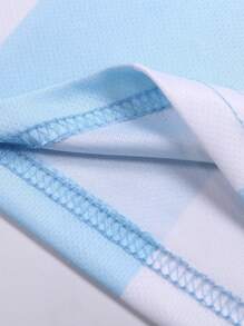 SURUIDA 1pc Men's Argentina Football Sports Jersey, Comfortable T-Shirt Suitable For Team Matches, Sports, Daily Wear, Summer - Blue and White - View 7