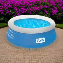 Piscina Funs com Borda Inflável - 1000L - Azul - Visão 5
