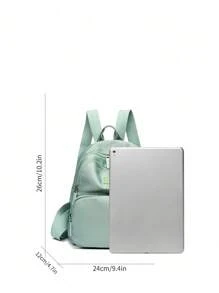 Mochila versátil de múltiples compartimentos, diseño multifuncional simple y práctico