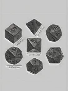 7-Piece Set Running Group Dice Game 20-Sided Dice Numbers Home Dice Sieve Board Game Accessories Highly Attractive Level Advanced Sense Of Atmosphere Multi-Sided Dice - Multicolor - View 8